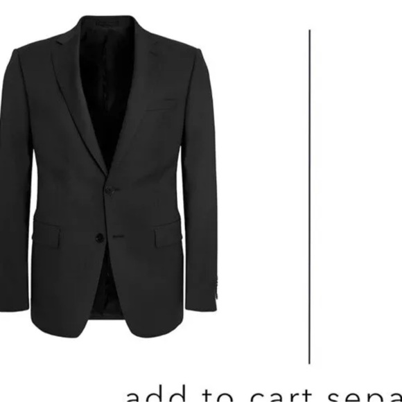 NWT Calvin Klein Men's Slim Fit Black Suit Jacket 42R - Picture 9 of 13